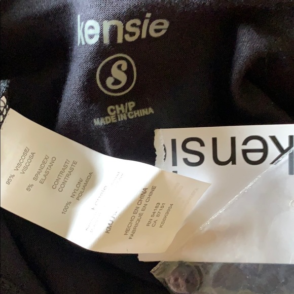 Kenzie Black & White Patterned Collar Dress NWT - Picture 8 of 8